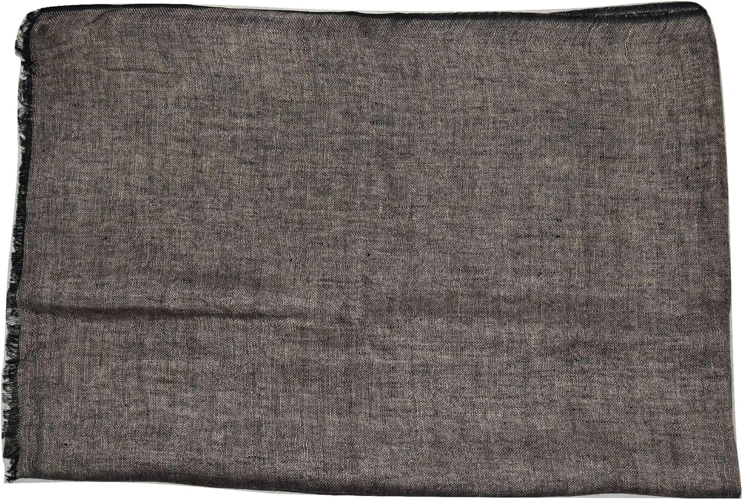 100% Pure Linen Scarf, Two Tone Melange, Large, Airy, Breathable, All Weather Linen Scarf.