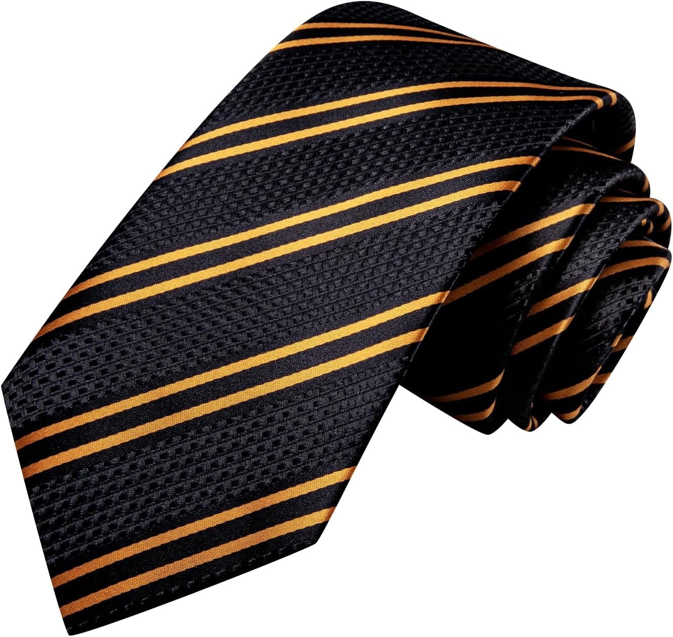 Men Ties Sets Silk Stripe Paisley Necktie Pocket Square Cufflinks for Business Wedding